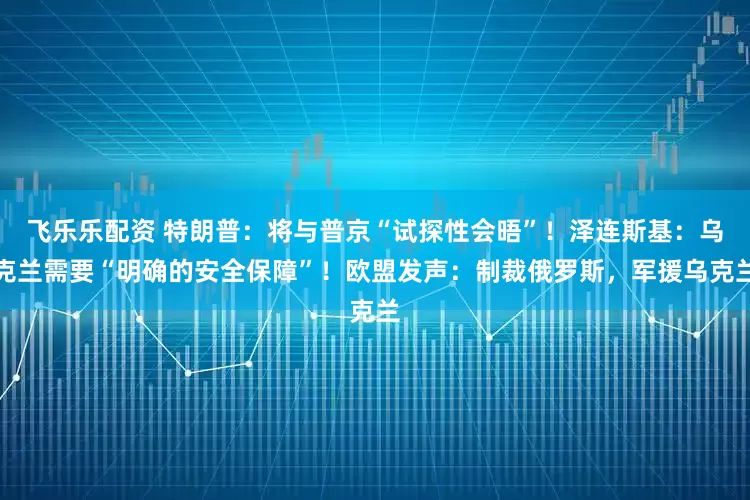 飞乐乐配资 特朗普：将与普京“试探性会晤”！泽连斯基：乌克兰需要“明确的安全保障”！欧盟发声：制裁俄罗斯，军援乌克兰